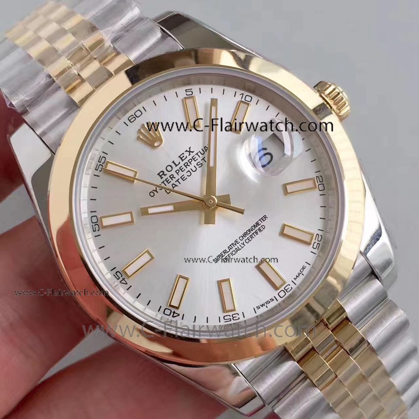 Rolex Datejust 2 Two Tone Jubilee Watch EWF 3255 Movement